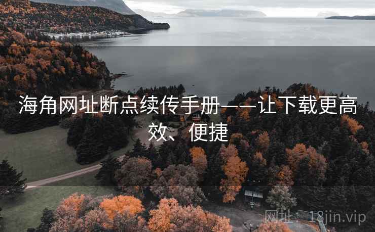 海角网址断点续传手册——让下载更高效、便捷