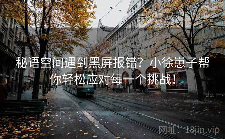 秘语空间遇到黑屏报错？小徐崽子帮你轻松应对每一个挑战！